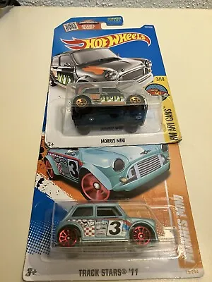 Hot Wheels Morris Mini Cooper Lot 2 W/ Walmart Exclusive Zamac • $11.99