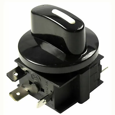Rotary Switch W/ Knob 4-Position 3-Speed 120-250V 15A Fan Heater Speed Selector • $8.95