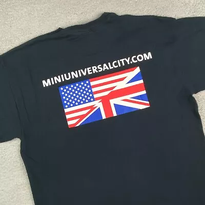 Mini Cooper Shirt Black Men Large Mini Universal City Short Sleeve Graphic Tee • $15