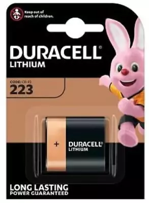 £10.80 • Buy Duracell Ultra M3A DL223 Alkaline 6 V Camera Battery