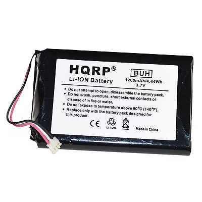 HQRP 1200mAh Battery For Garmin  Approach G6 KF40BF45D0D9X GPS Navigator • $11.45