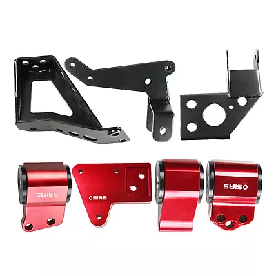 Engine Swap Mounts For Civic 92-95 Integra 94-01 K Series Swap K20 K24 62A Red • $109