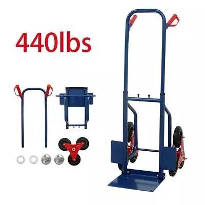 440lb Stair Climbing Moving Dolly Hand Truck Warehouse Cart With 6 Wheels • $77.99