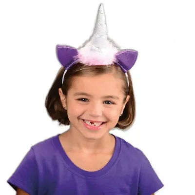 Unicorn Headband My Little Pony Horn Ears Princess Fantasy Sparkle Girly • $13.41