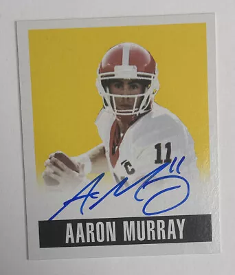 2014 Leaf Originals Aaron Murray Auto 27/99 #AM1 • $4