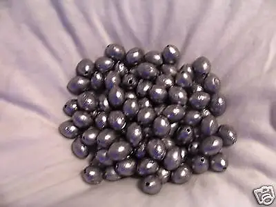 500 COUNT BAG OF 1/2 Oz  LEAD EGG SINKERS      FREE SHIPPING  • $47