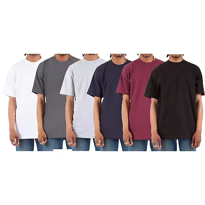 2 Pack Shaka Wear Men's Max Heavyweight Short Sleeve Crew Neck T-Shirt • $21.95