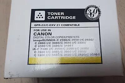 New Yellow Toner GPR-23 C-EXV 21 Compatible Canon IR ImageRunner C2550 2880 3580 • £9