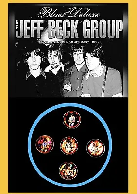 $16.88 • Buy Jeff Beck Collection Pins Lot Of 5