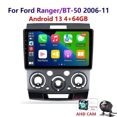 For Ford Ranger/BT-50 2006-11 4-64GB Android13 Car Stereo Radio Carplay GPS WIFI • $249.69