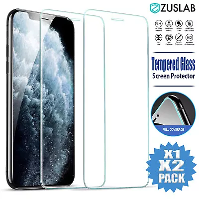 $6.95 • Buy For IPhone 11 Pro XS Max XR SE 7 8 Tempered Glass Screen Protector Case Friendly