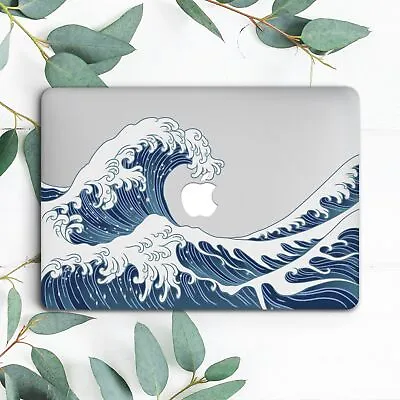 Great Wave Kanagawa Aesthetic Clear Hard Case For Macbook Pro 13 14 15 16 Air 13 • $27.74