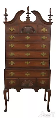 F57370EC: KINDEL Vintage Mahogany New England Style Highboy • $1395