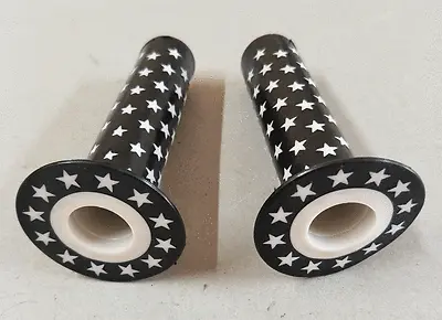 Bmx Grips Star Old School Vintage NOS Haro Mongoose Handle Grips Bicycle Black • $16.99