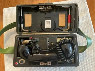 Original Military Vintage German Field Phone Telephone VEB FF63M Army DDR Radio • $92