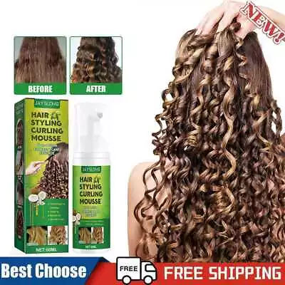 60ml Hair Care Curling Foam Women Haircare Products Curly Hair Styling Cream • £5.63