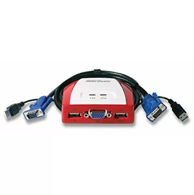 USB 2-Port USB KVM Switch With Cables • $22.90