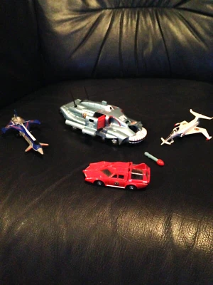 £18.95 • Buy CAPTAIN SCARLET DIE CAST SPV PATROL CAR ANGEL JET PASSENGER LINER VGC See Pics
