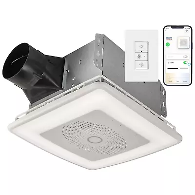 VC110CCT Sensonic Alexa Voice Controlled Smart Exhaust Fan With Dimmable LED Lig • $240.08