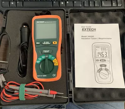 Extech Insulation Tester/ Megohmmeter  Model 380260 • $120