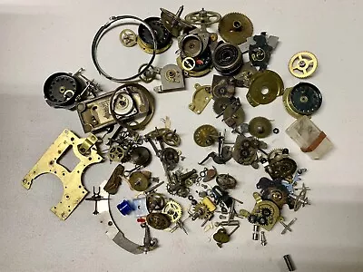 Lot #3 Of Vintage Salvage Clock Parts Replacement Pieces  • $12.99