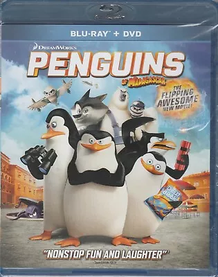 Penguins Of Madagascar: The Movie  Blu-ray/dvd Sealed Brand New 2 Disc Set 2014 • $7.99