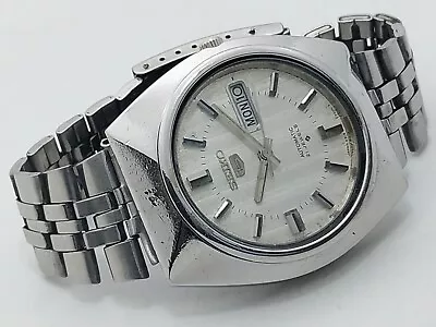 Vintage Seiko 5 Men's Automatic Japanese 6319A Ref 21 Jewels 38mm Wrist Watch • $62.99