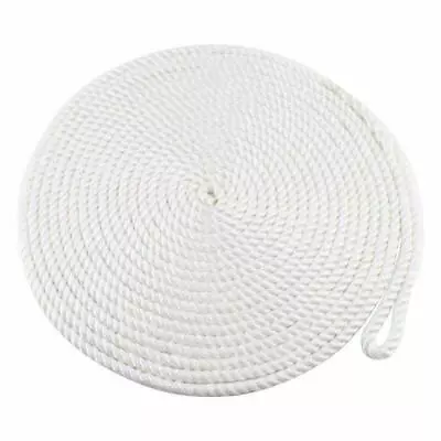 $16 • Buy 1/2 Inch 35 Feet 3 Strand Twisted Nylon Rope Dock Line Towing, Dock Line (White)