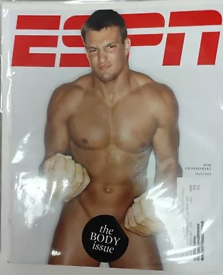 Rob Gronkowski ESPN Magazine The Body Issue July 23 2012 Gronk New England Pats • $49.99