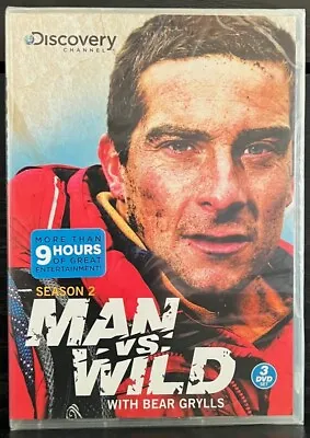 Man Vs Wild - DVD NTSC Region 1 Season 2 Bear Grylls • $5.84