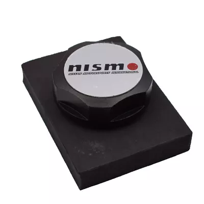 JDM Nismo Black Aluminum Car Engine Oil Cap Tank Cover For Nissan • $21.99