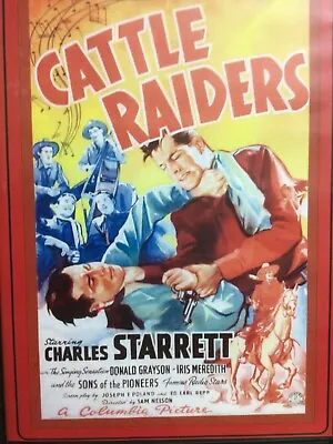 CATTLE RAIDERS ~ Charles Starrett ~ Sinister Cinema ~ DVD-R • $4.99