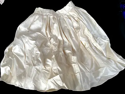 Carolina Zapf New York Girls Silk Skirt 9 10 11 Champayne Gold NEW Party Tutu • $48.49