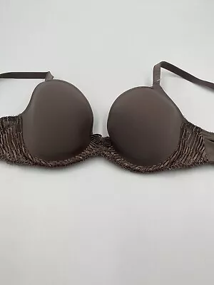 Wacoal La Femme Size 32 C  Mocha Contour T-Shirt Underwire Bra Style: 853117 • $12.50