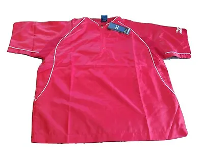 NWT Mizuno Windlite Baseball 1/4 Zip Pullover Batting Jacket Size Youth Large • $14.99