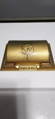 Vintage Bulova Watch Case Box American Girl Goddess Of Time Emblem Art Deco • $24.99