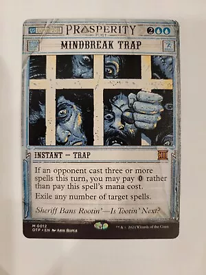 Mindbreak Trap - Outlaws Of Thunder Junction: Breaking News - Near Mint EN MTG​ • $32.67