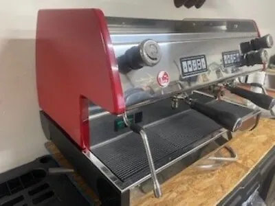 La Pavoni Espresso Commercial Machine Model Cafe 2V-R Red Slightly Used • $3500