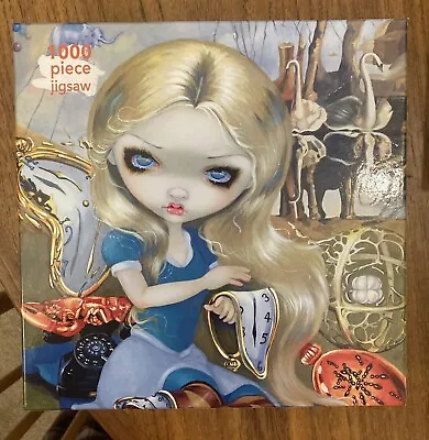 £9.99 • Buy Jasmine Becket-Griffith Jigsaw ALICE IN A DALI DREAM 1000 Piece Goth Art Gothic
