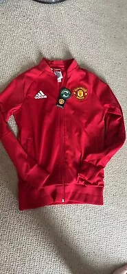 Brand New Tags Adidas Manchester United Anthem Jacket Youth Track Top Age 15-16  • £15