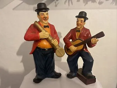 LAUREL & HARDY STATUES Very Large Porcelain 11  • £39.99