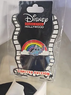 Disney Rainbow Stitch LE 300 Pin DSF DSSH Lilo And Stitch Clouds • $72