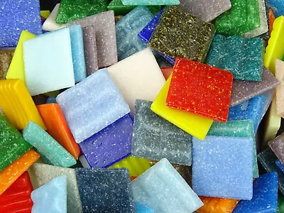 75 Vitreous Mosaic Tile Sheets (OVER 47 COLOURS TO CHOOSE FROM!) • £3.49