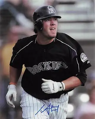 Ian Stewart Rockies Signed Auto 8x10 *3398 • $3