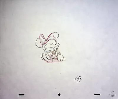 House Of Mouse 2001 MINNIE MOUSE Production SIGNED Romy Garcia Hand Drawn Pencil • $10