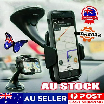 360 In Car Mobile Phone Holder Mount Windscreen Dashboard Suction DM Universal • $12.46