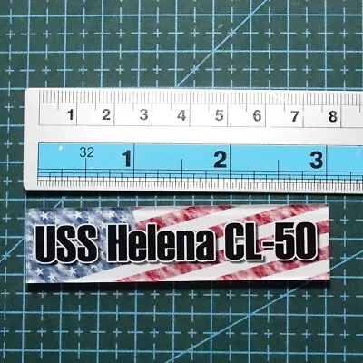 Nameplate USS Helena CL-50 For 1/700 1/350 Model Display • $4.24