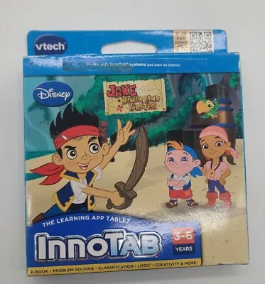 New VTech InnoTab Jake And The Neverland Pirates Game Ages 3-6 Learning Game • $7.99