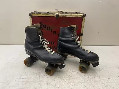 Vintage Roller Derby Skates & Case Zinger Wheels Diesel Betty White Hyde Chicago • $69.99