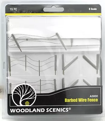 Woodland Scenics A3000 Barbed Wire Fence (O Scale) Terrain Weathered Fencing • $19.99